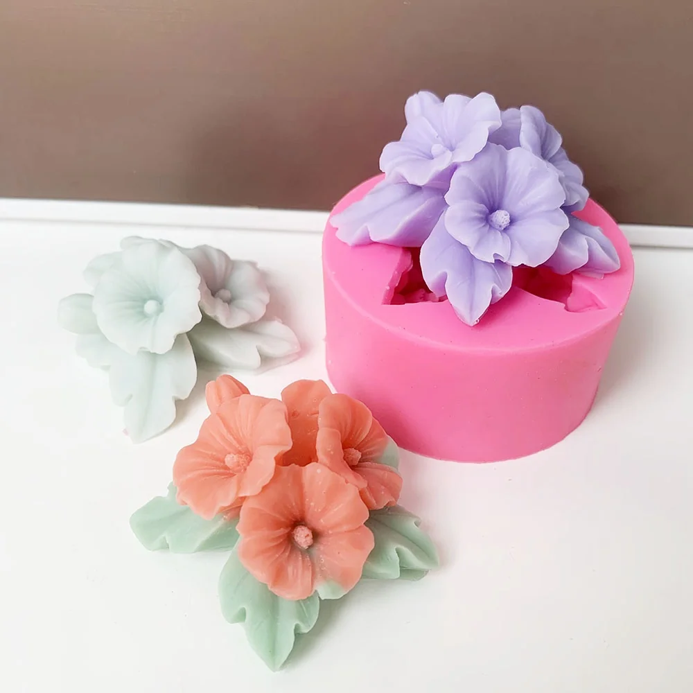 1303-花朵叶片硅胶模具