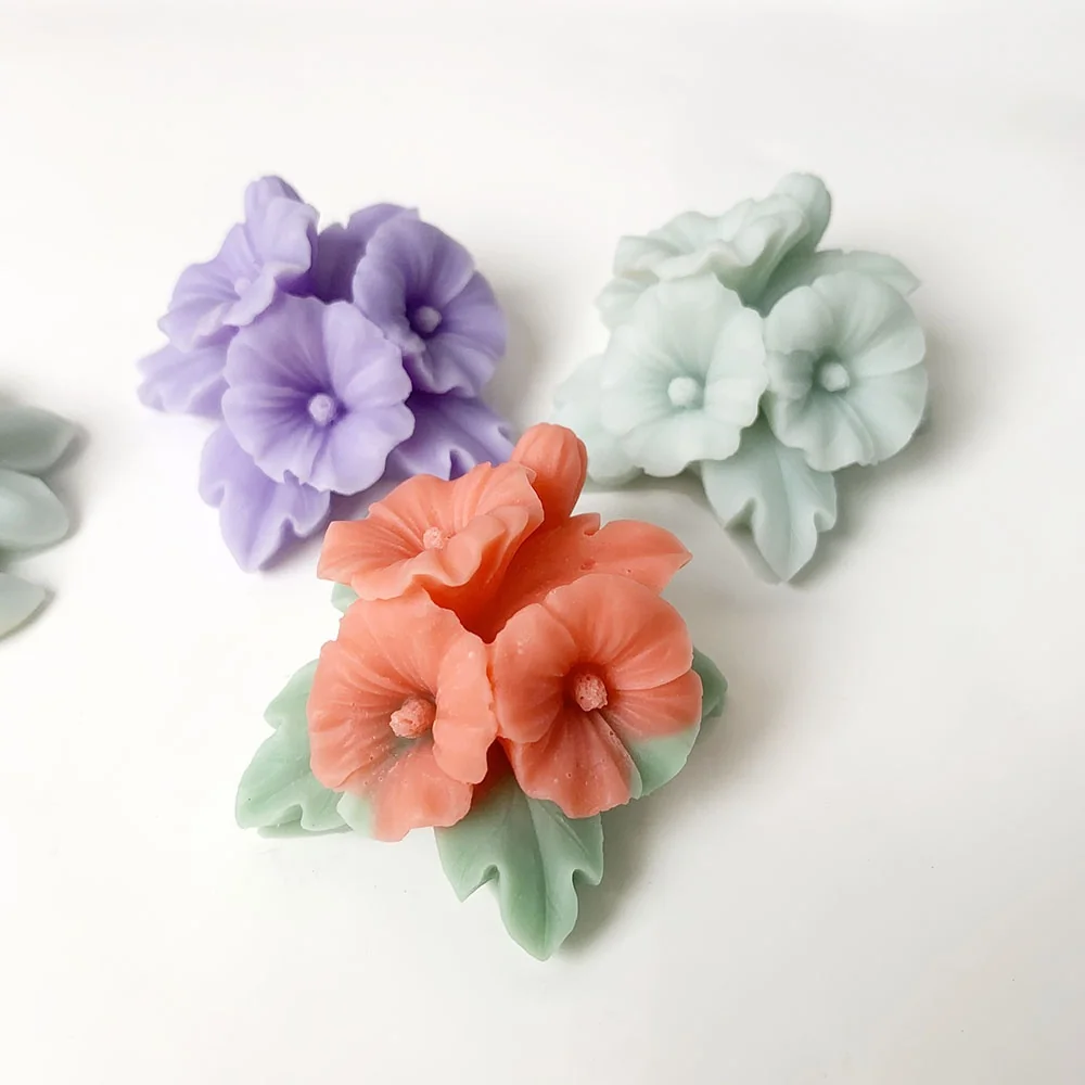 1303-花朵叶片硅胶模具
