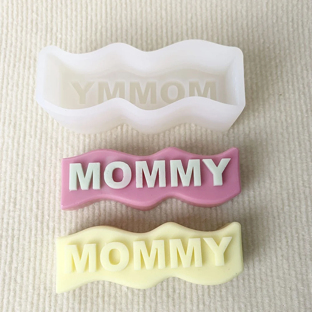 1387-MOMMY波浪标牌模具/