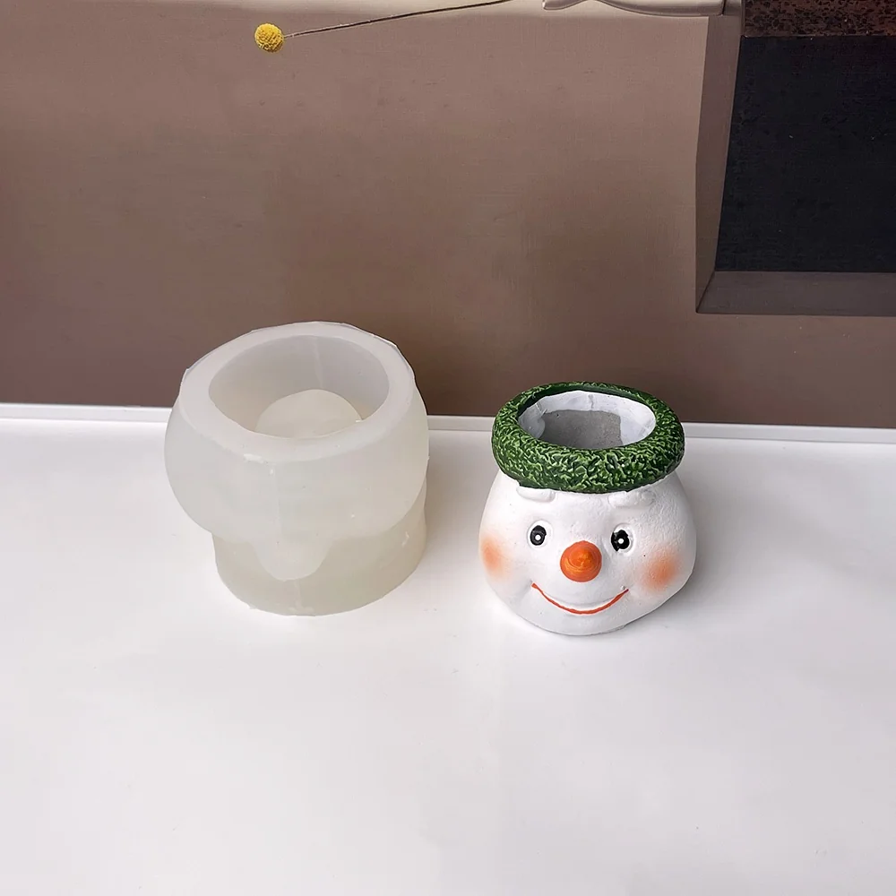 8986-圣诞雪人硅胶模具