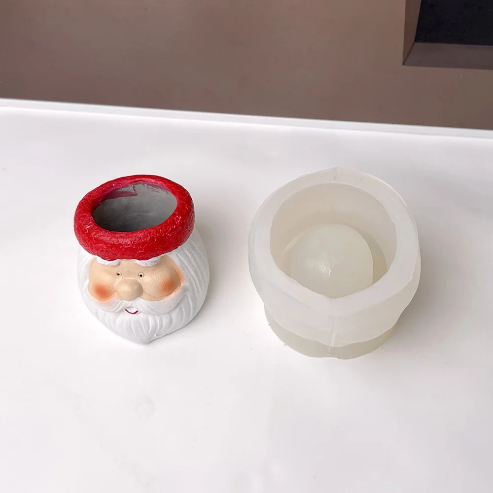 8988-圣诞老人头硅胶模具