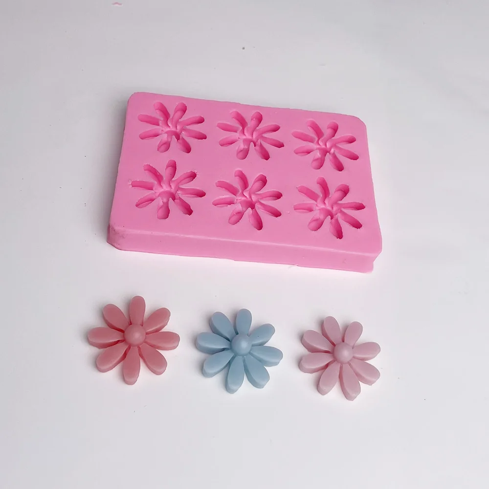 1360-八瓣小花硅胶模具
