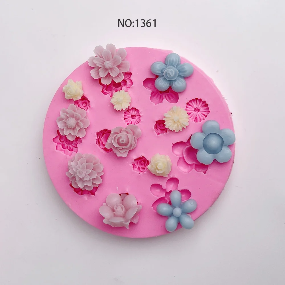 1361-多款式迷你花朵模具