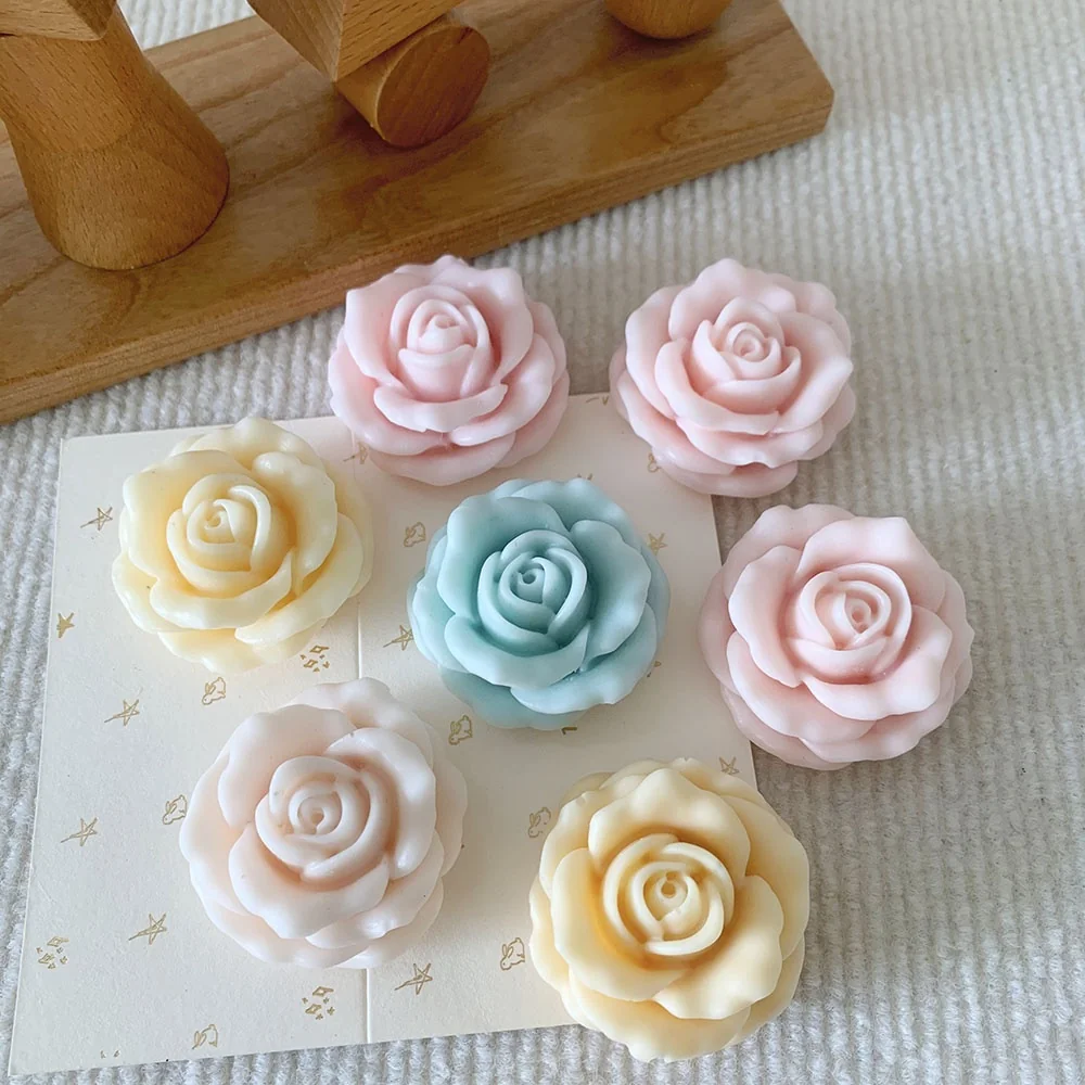 1422-玫瑰花硅胶模具