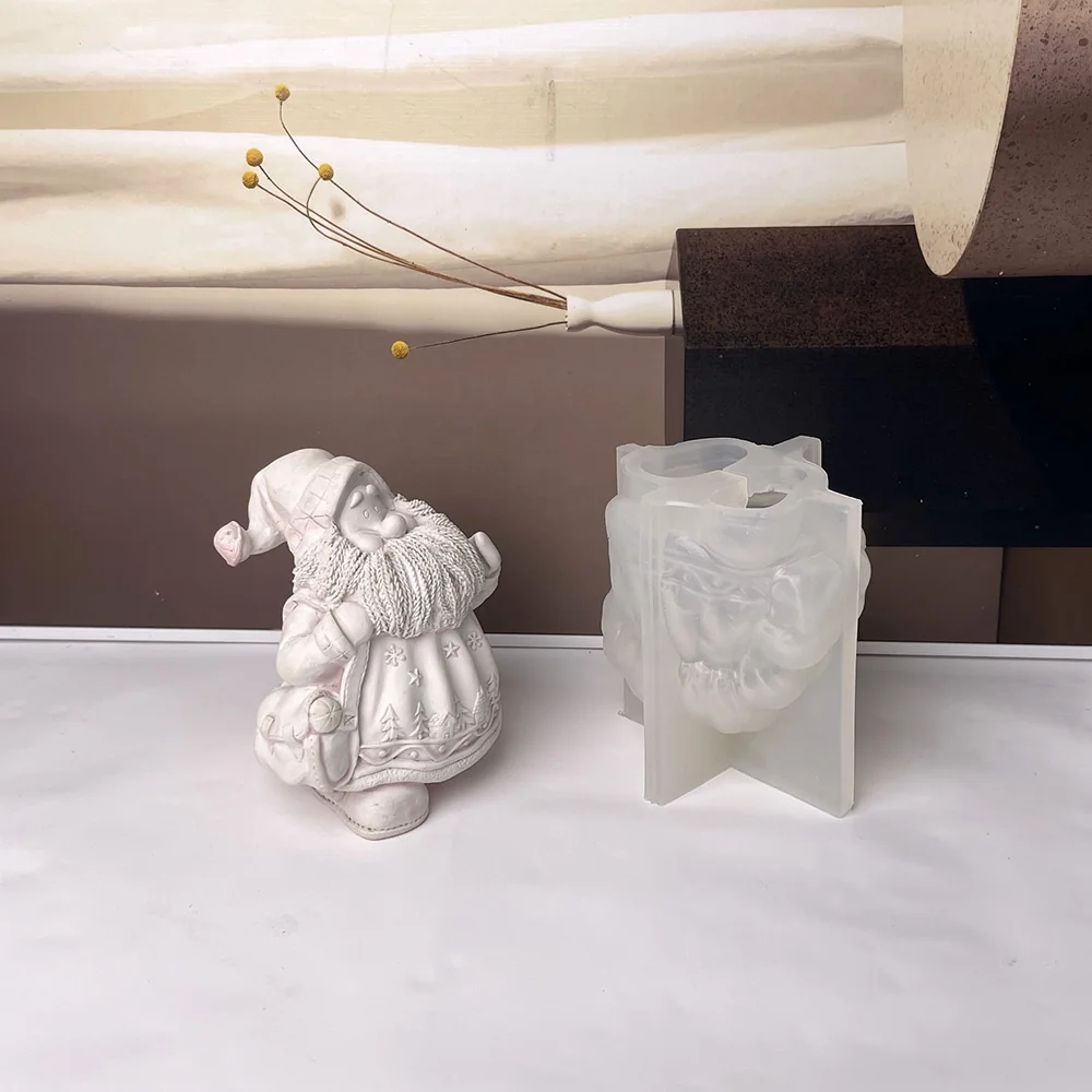 8984-圣诞节圣诞老人硅胶模具
