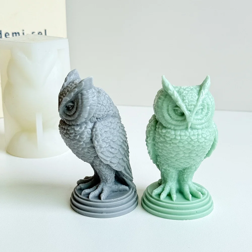 9287-编号9287，猫头鹰硅胶模具