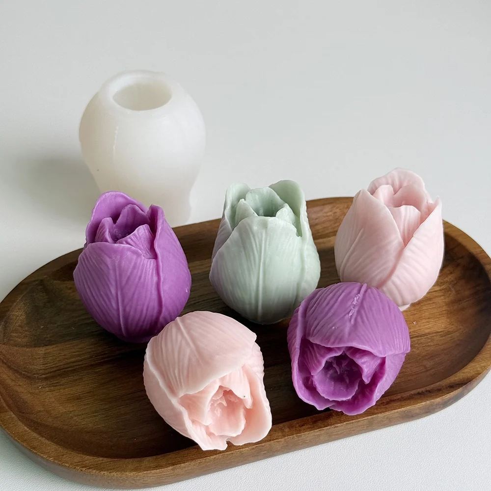 1512-郁金香花苞硅胶模具